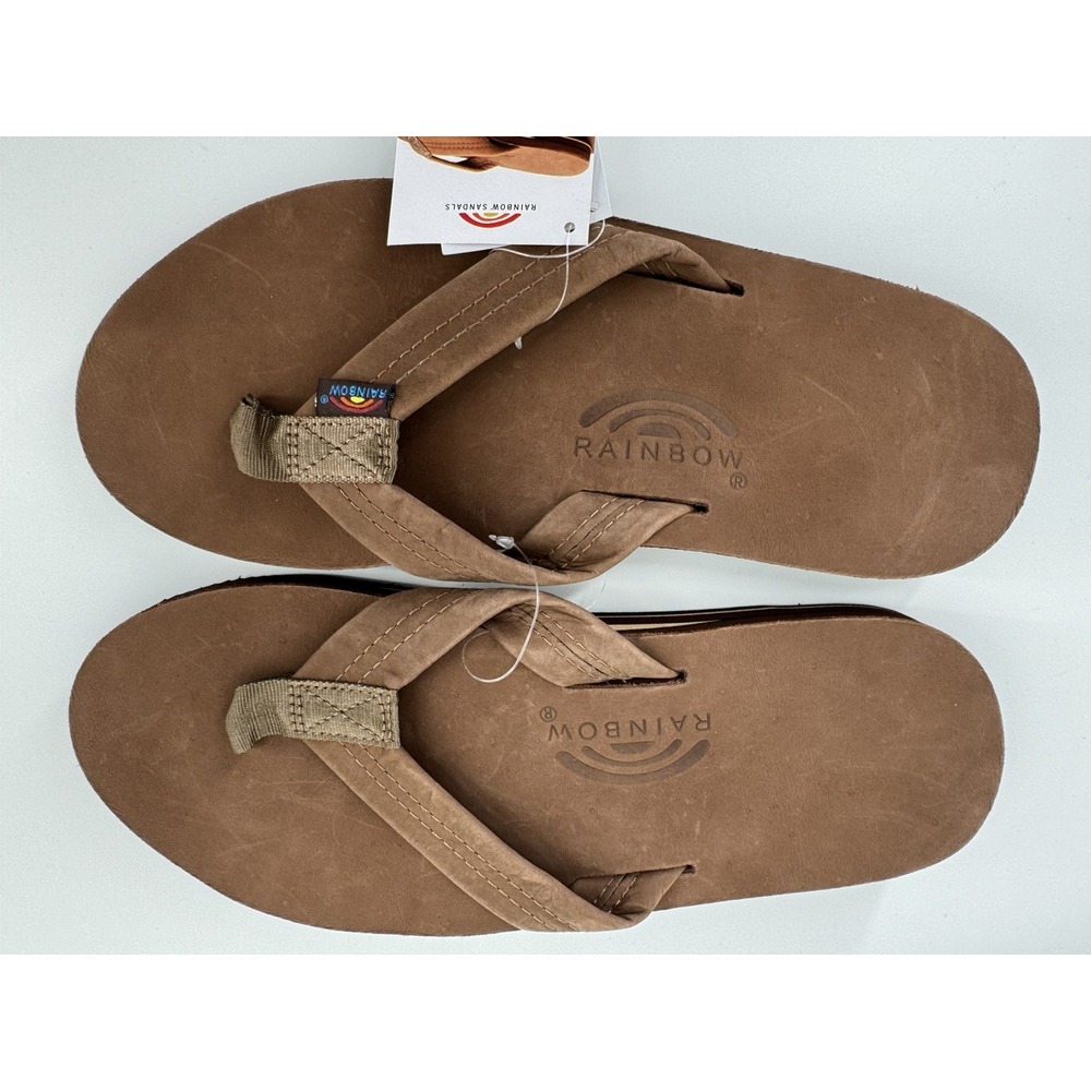 Men's Rainbow Leather Double Layer 302ALTS 9.5-10.5 Large Redwood NWT